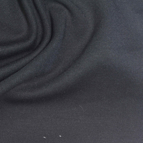 Polyester Viscose Stretch Ponte Knit Fabric, 380 gsm, 160 cm — Grey