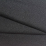 Nylon Viscose Stretch Ponte Knit Fabric, 280 gsm, 160 cm — Black — photo 1