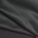 100% Polyester Interlock Knit Fabric, 300 gsm, 163 cm — Black — photo 1