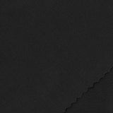 Polyester Stretch Linen-Look Fabric, 200 gsm, 155 cm — Black — photo 1