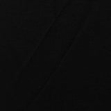 Yarn-Dyed Polyester Viscose Interlock Knit Fabric, 170 gsm, 160 cm — Black — photo 1