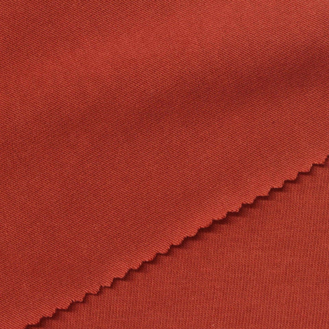 Cotton Polyester Stretch Jersey Knit Fabric, 230 gsm, 180 cm — Red