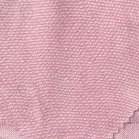 Brushed Viscose Polyester Stretch Jersey Knit Fabric, 190 gsm — Pink