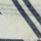 Dark Grey Stripes Chunky Knit, Poly-Linen — photo 1