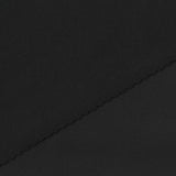 Brushed Nylon Stretch Interlock Knit Fabric, 300 gsm, 150 cm — Black — photo 1