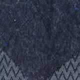 Blue Zigzag Jacquard, Poly-Cotton — photo 1
