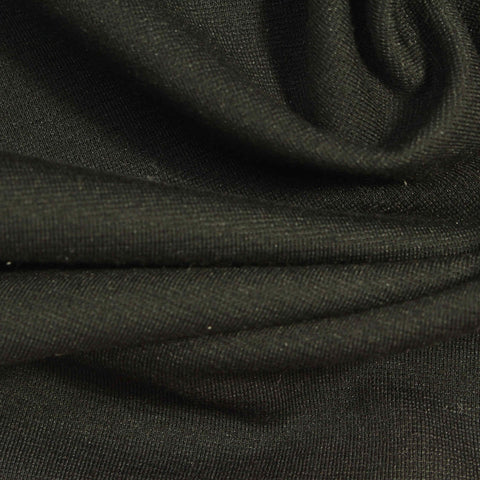 Polyester Cotton Stretch Ponte Knit Fabric, 250 gsm, 160 cm — Green