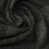 Dark Grey Herringbone Jacquard, Poly-Viscose — photo 1