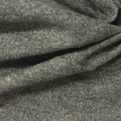 Heathered Grey Marl Jersey Knit, Polyester, 150 gsm