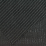 Polyester Stretch Rib Knit Fabric, 190 gsm, 155 cm — Black — photo 1