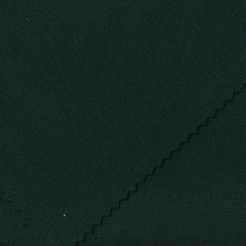 Viscose Nylon Stretch Ponte Knit Fabric, 300 gsm, 155 cm — Green