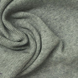 Heather Grey Marl Rib Knit, Cotton-Poly, 280 gsm, 122 cm — photo 1