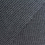 Jacquard Cotton Polyester Stretch Waffle Knit Fabric, 223 gsm, 150 cm — Navy — photo 1