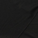 Viscose Cotton Jersey Knit Fabric, 145 gsm — Black — photo 1