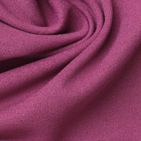 Polyester Stretch Scuba Knit Fabric, 210 gsm, 152 cm — Pink