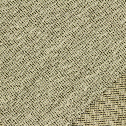 Dark Grey Horizontal-Stripe Crepe, Polyester