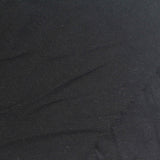 Polyester Cotton Jersey Knit Fabric, 150 gsm, 180 cm — Black — photo 1