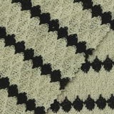 Black Diamond Rib Knit, Poly-Cotton — photo 1