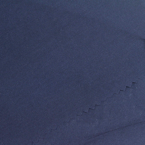 100% Viscose Poplin Fabric, 140 gsm, 155 cm — Navy