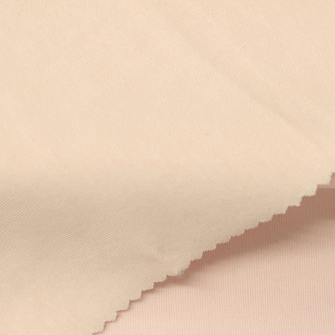 Cotton Polyester Stretch Scuba Knit Fabric, 300 gsm, 180 cm — Beige, ref EF-267044