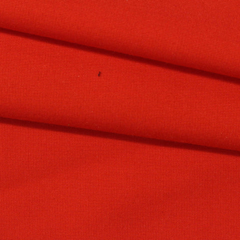 Ponte Knit Fabric, 350 gsm, 160 cm — Red
