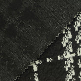 Black Houndstooth Jacquard, Polyester, 264 gsm — photo 1
