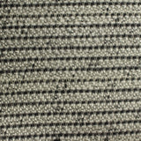 Black Horizontal-Stripe Chunky Knit, Viscose-Poly, 415 gsm — photo 1
