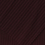 Polyester Stretch Rib Knit Fabric, 207 gsm, 160 cm — Brown — photo 1