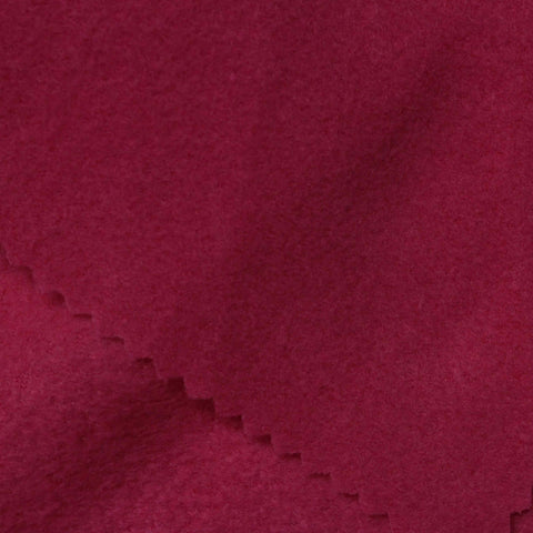 100% Polyester Fleece Fabric, 165 gsm — Red