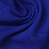 Polyester Stretch Linen-Look Fabric, 280 gsm — Navy — photo 1