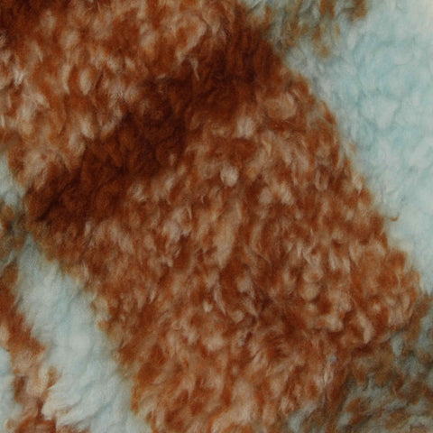 Brown Irregular-Animal Print Minky, Polyester