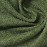 Heathered Green Marl Interlock Knit, Cotton-Poly — photo 1