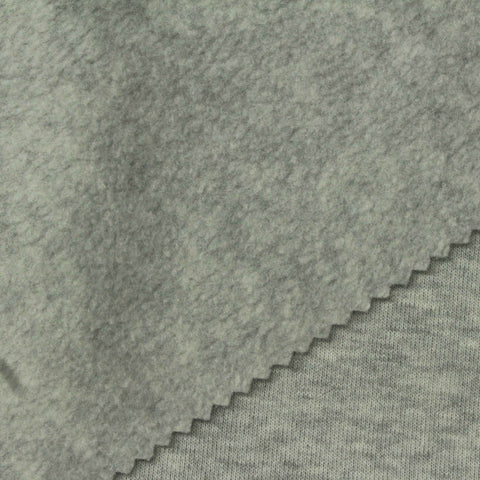 Light Grey Heathered-Marl French Terry, Poly-Viscose
