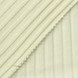 Brushed Viscose Polyester Stretch Rib Knit Fabric, 275 gsm, 145 cm — Beige — photo 1