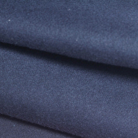 Blue Marl French Terry, Poly-Cotton, 298 gsm