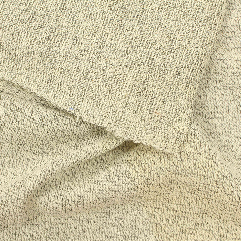 Light Beige Marl Chunky Knit, Cotton, 165 gsm