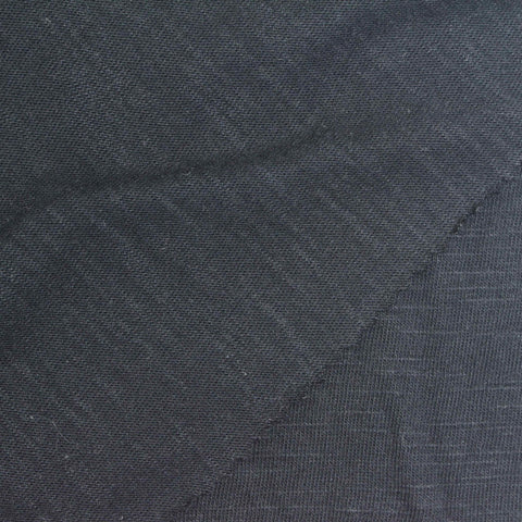 Dark Grey Marl Jersey Knit, Cotton-Modal, 200 gsm