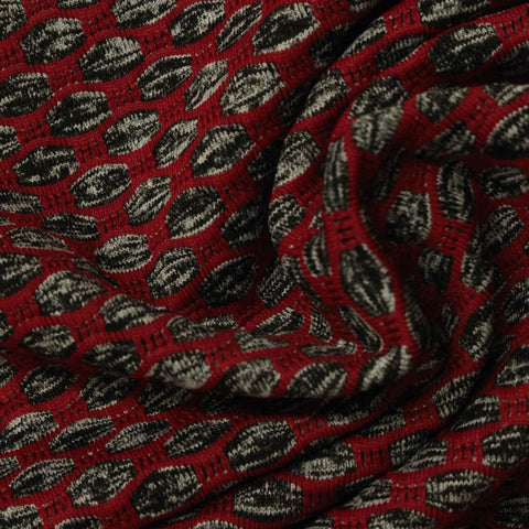Red Marl Mesh, Poly-Nylon