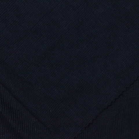 Black Rib Knit, Viscose