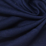 Dark Blue Marl Jersey Knit, Cotton-Poly, 150 gsm — photo 1