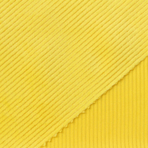 Polyester Stretch Knit Fabric, 180 gsm, 190 cm — Yellow