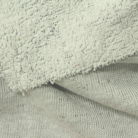 Light Grey Heathered-Marl Chunky Knit, Poly-Viscose, 360 gsm