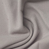 Polyester Stretch Rib Knit Fabric, 250 gsm, 165 cm — Grey — photo 1