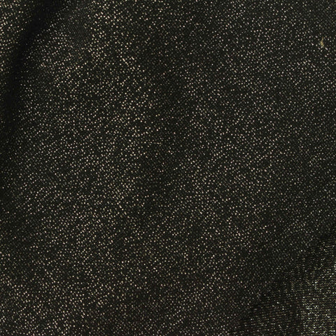 Black Marl Jersey Knit, Viscose-Metallic