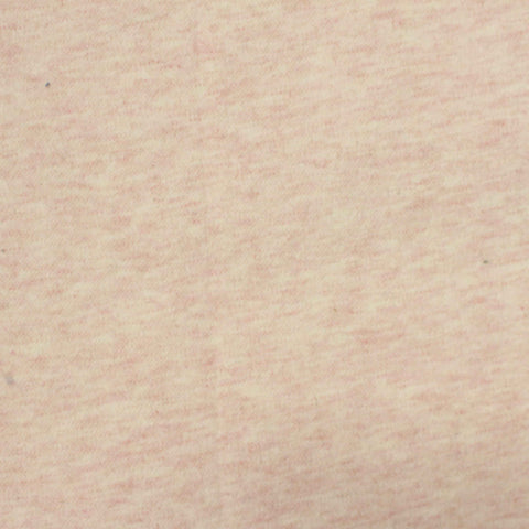 Light Pink Heathered-Marl Interlock Knit, Poly-Cotton