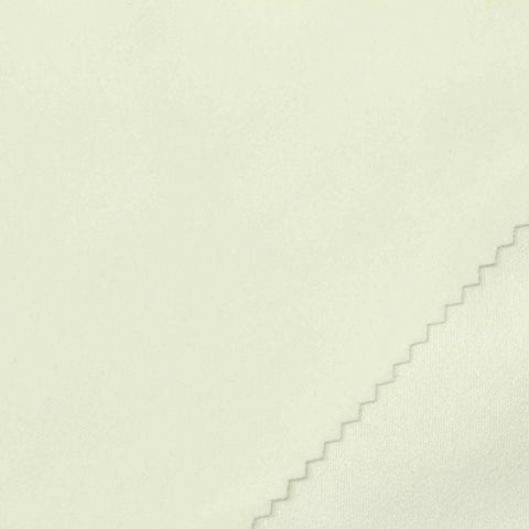 Polyester Stretch Faux Suede Fabric, 375 gsm, 144 cm — White