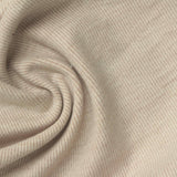 Polyester Viscose Stretch Rib Knit Fabric, 400 gsm, 165 cm — Beige — photo 1