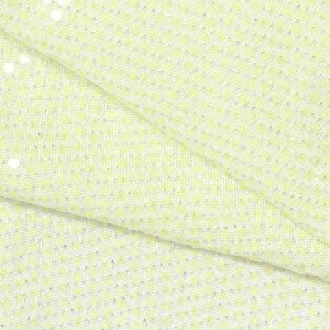 Green Tone-on-Tone Dot Jacquard, Polyester