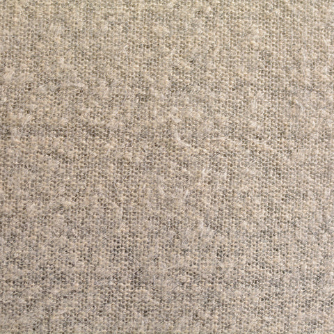 Brushed Nylon Stretch Chunky Knit Fabric, 220 gsm, 155 cm — Beige
