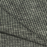 Black Houndstooth Jacquard, Poly-Cotton, 255 gsm — photo 1